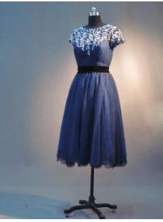 Romantic Vintage Short Mother of Groom Dress IMG_2639