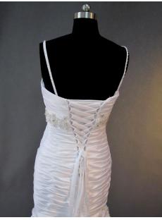 Spaghetti Column Elegant Bridal Gown IMG_2782