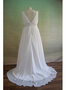 Maternity Bridesmaid Dress on Plus Size V Neckline Maternity Wedding Dress 5049 1st Dress Com