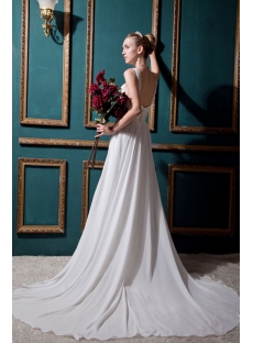 Glamorous Chiffon Backless Wedding Gown IMG_0490 
