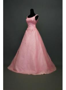 Mordest Scoop Pink Quinceanera Dress 2012 IMG_7218