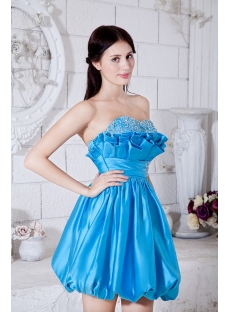 Turquoise Lanterns Skirt Sweet 16 Dresses with Sweetheart IMG_7542