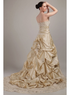Champagne Charming Princess Bridal Gown IMG_3124
