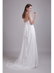 Chiffon Elegant Formal Wedding Gown Dress IMG_0663