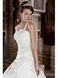 Halter Beautiful Wedding Gowns Ball Gown Style GG1002