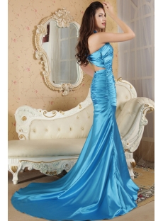 Turquoise Sheath Sexy 2012 Prom Dresses under 200 IMG_5255
