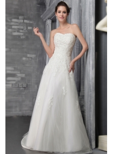 Lace Wedding Dress for Mature Brides 2533