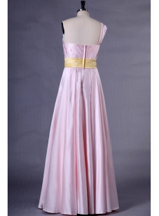 Pearl Pink Pretty Plus Size Prom Dresses with One Shoulder