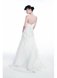 Simple Spring 2012 Wedding Dress with Strap