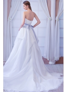 Exclusive Fall Formal 2013 Bridal Gowns with Lavender Sash