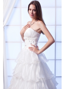 Ivory Organza Pretty Cheap Quinceanera Gowns