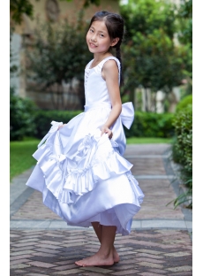 Long Elegant Flower Girl Dresses for Juniors