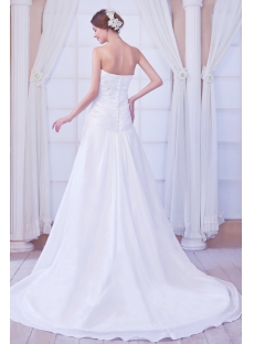 Strapless Elegant Vintage Bridal Dress with Corset