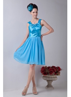 ... Prom Dresses  Junior Prom Dresses Tank Straps Aqua Short Prom Dress