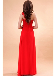 Pretty Ruched Chiffon 2011 Prom Dresses with One Shoulder