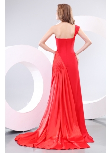 Elegant A-line One Shoulder Red Carpet Celebrity Dresses 2012
