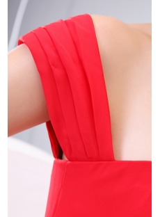 Elegant A-line One Shoulder Red Carpet Celebrity Dresses 2012