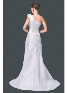 Beautiful One Shoulder A-line Bridal Gown 2015