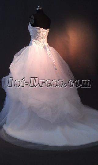 2013 Romantic Beaded Ball Gown Wedding Dress with Train IMAG0618