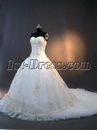 Top 2013 Luxurious Wedding Dresses with Cathedral Train IMG_2822