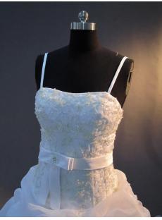 Beautiful Spaghetti Sraps Wedding Gown IMG_2775