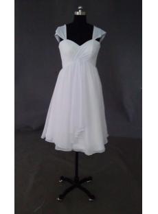 Cheap Short Chiffon Bridal Gown IMAG0606