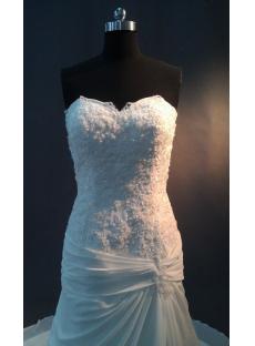 Chiffon Column Beach Casual Bridal Gowns IMAG0621