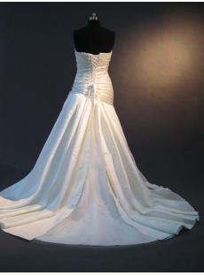 Drop Waist Corset Mature Bridal Gown IMG_2507