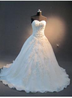 Ivory Beaded Romantic Princess Bridal Gown IMG_2252