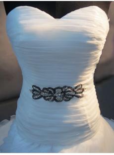 Low Waist Petite Elegant Bridal Gown IMG_2690