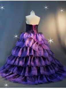 Purple and Black Princess Quinceanera Dress IMG_2433