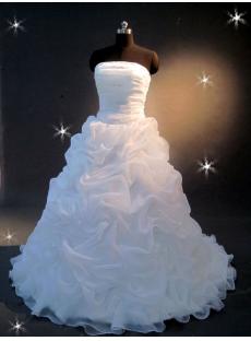 Ruffle Ball Gown Wedding Dress IMG_2192