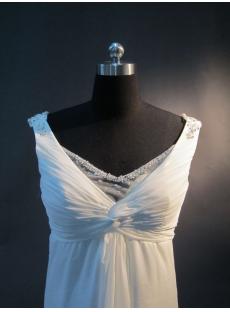Simple Marternity Beach Bridal Gown IMG_2632