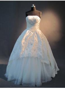 Strapless Ivory Cheap Quinceanera Dress IMG_2415