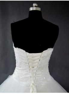 Strapless Princess Ball Gown Wedding Dress IMG_2436