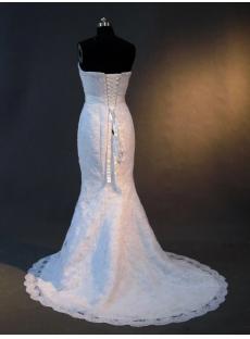 Sweetheart Lace Sneath Bridal Gown wtih Strapless IMG_2852