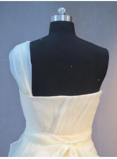 Unique One Shoulder Sheath Bridal Gown IMG_2401 