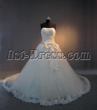 Beautiful Ball Gown Wedding Dresses with sweetheart neckline IMG_4002