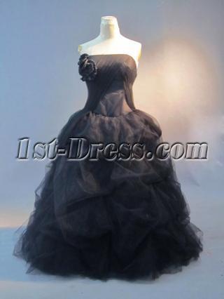 Black Plus Size Quince Gown Dress IMG_3347