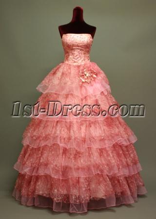 Discount Pretty Quinceanera Dress with Damas img_6721