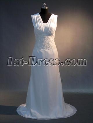 Modest Western Wedding Dresses Women IMG_4035