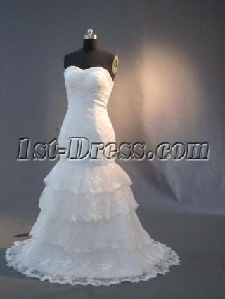 Romantic Fishtail Lace Bridal Gowns IMG_3027