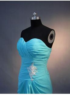 2011 Aqua Blue Sweetheart Long Prom Dress IMG_3704