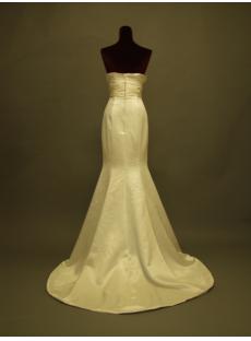 2012 Elaborate Sheath Simple Bridal Gown for Slim Lady 229 