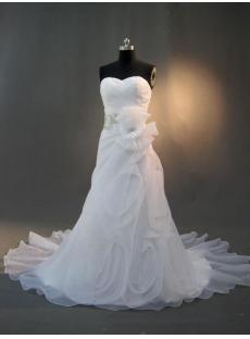 Beautiful Wedding Dress with Flower Skirt IMG_2937
