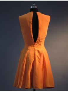 Burnt Orange Short Homecoming Dress IMG_3470