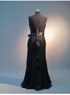 Casual Black Lace Stheath Bridal Gown IMG_3583
