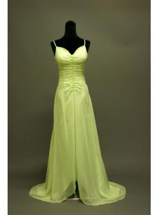 Classy Green High Low Prom Dresses IMG_6748