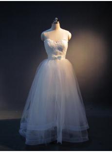 Detachable Skirt Short Bridal Gown with Bow IMG_3926