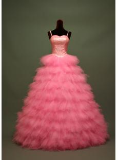 Hot Pink Puffy Beautiful 2012 Sequins Quinceanera Dresses img_6712